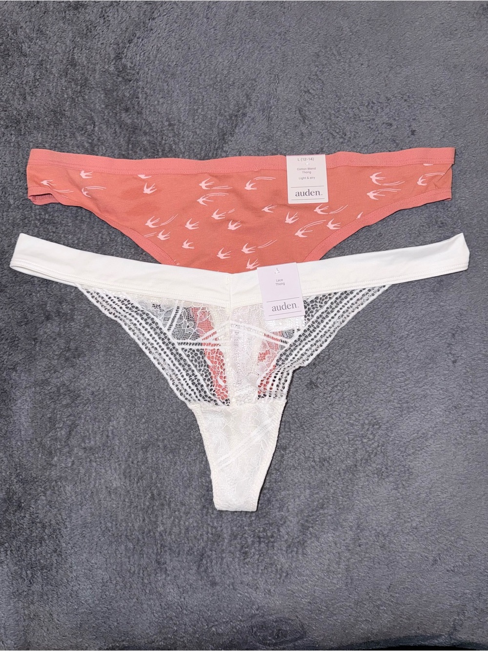Auden Thong Bundle – 2 Pack | Size L (12-14) | NWT